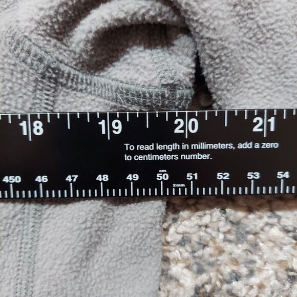 Patagonia Sweater Women's Small Gray Fleece 1/4 Zip Pullover Soft Fuzzy - Picture 5 of 6